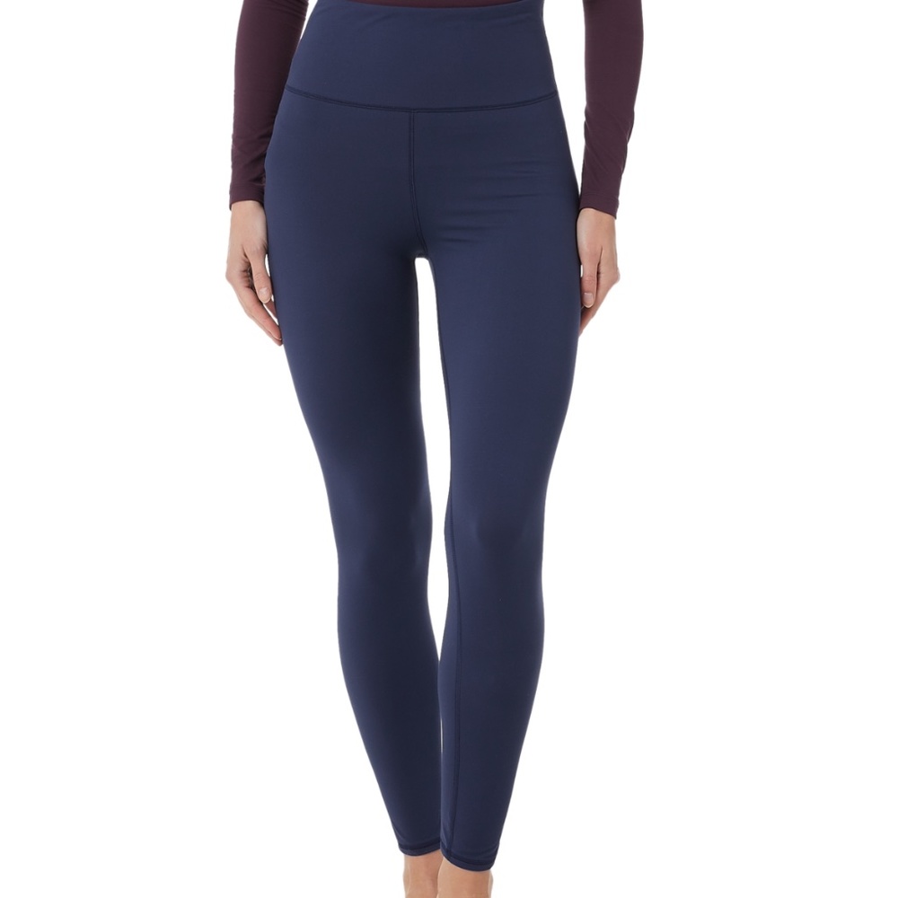 32 Degrees Cozy Heat High Waisted Blue Leggings Size L